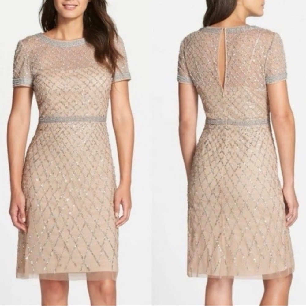 Adrianna Papell midi Dress NWT
